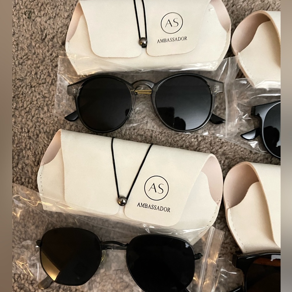 Brand New (6) Pair of Ambassador Sunglasses